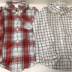 Janie & Jack shirt boy baby 18/24 months plaid